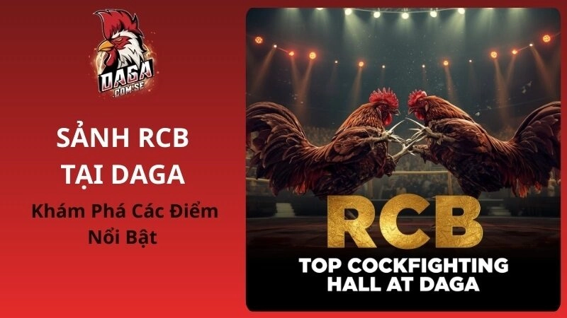Sảnh RCB Tại DAGA: Khám Phá Các Điểm Nổi Bật Không Thể Bỏ Lỡ