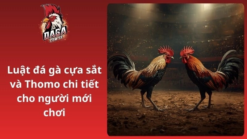 Luật đá gà cựa sắt và Thomo chi tiết cho người mới chơi