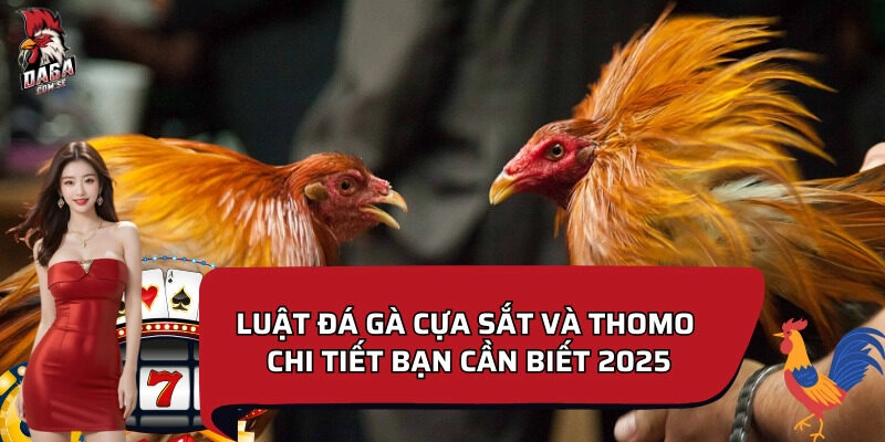 Luật đá gà cựa sắt và Thomo chi tiết cho người mới chơi